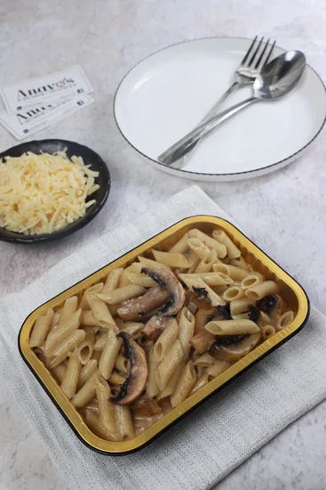 פסטה שמנת פטריות